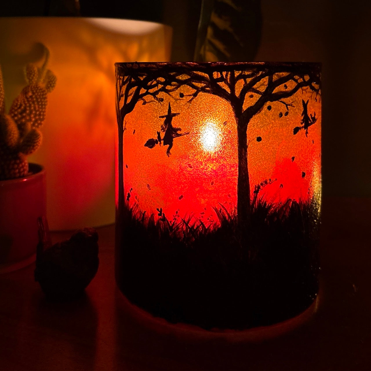 The Witching Hour~ One of a kind candleholder