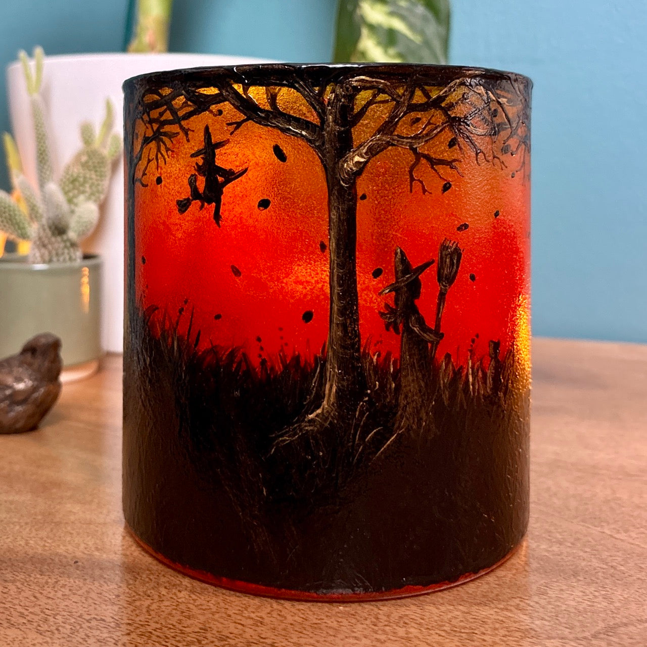 The Witching Hour~ One of a kind candleholder