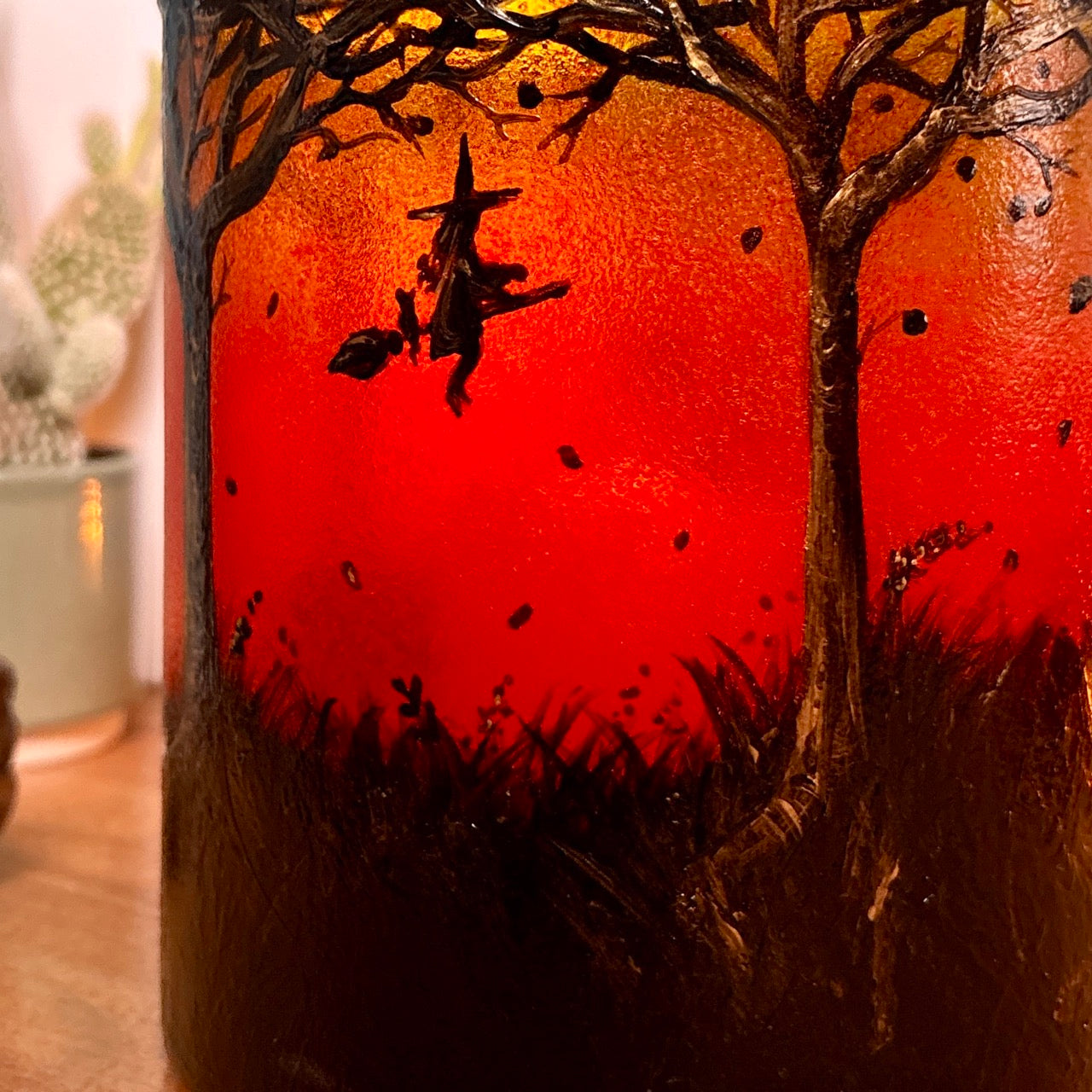 The Witching Hour~ One of a kind candleholder