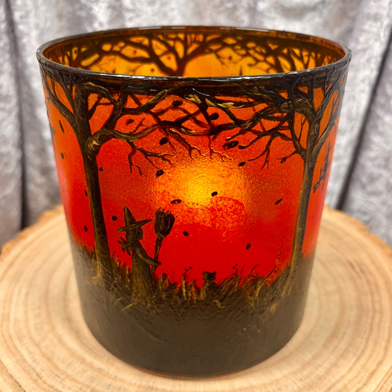 The Witching Hour~ One of a kind candleholder