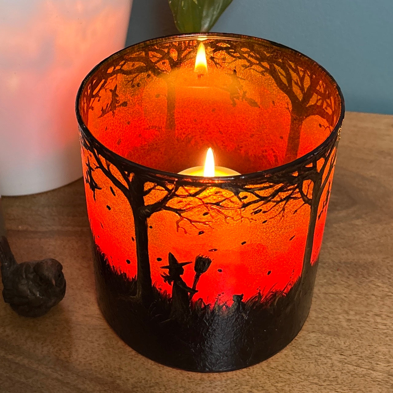 The Witching Hour~ One of a kind candleholder