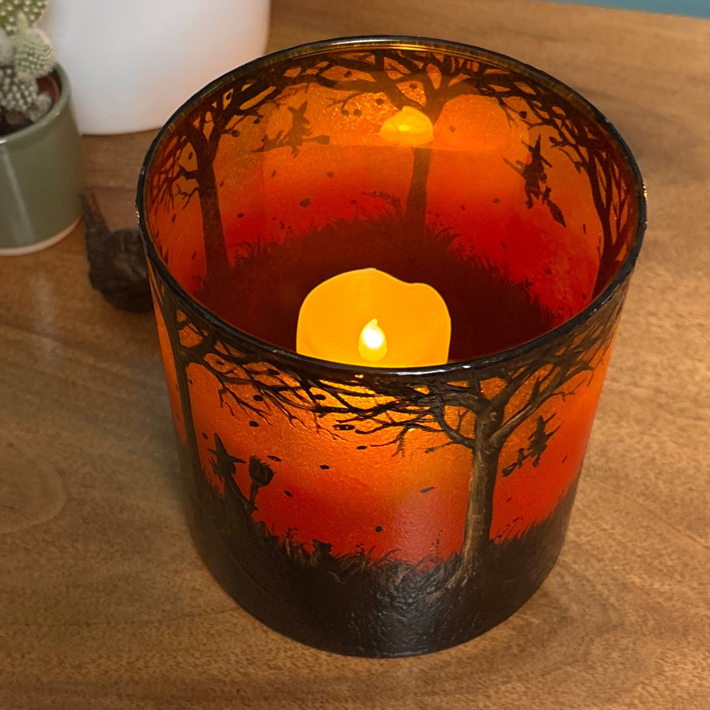 The Witching Hour~ One of a kind candleholder