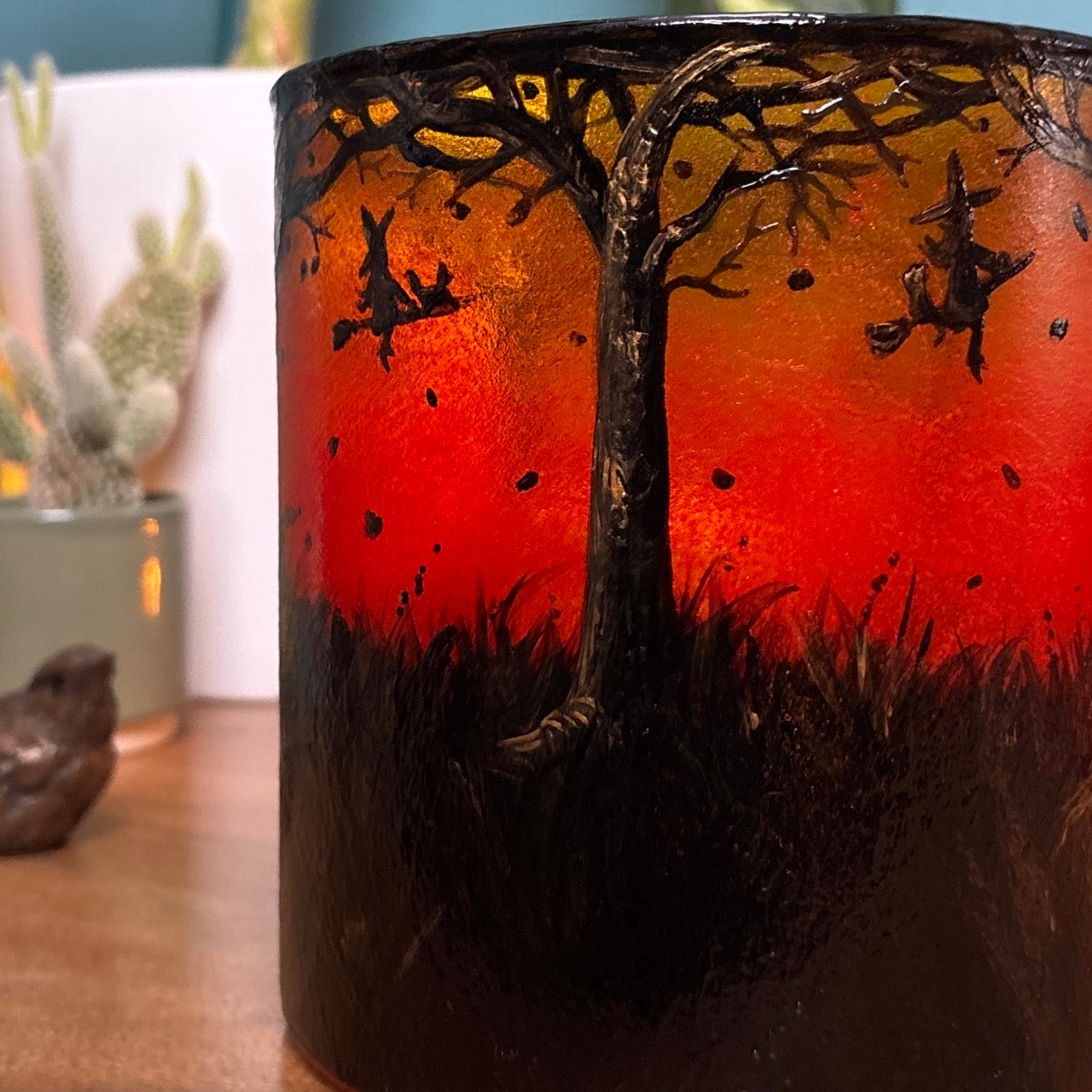 The Witching Hour~ One of a kind candleholder