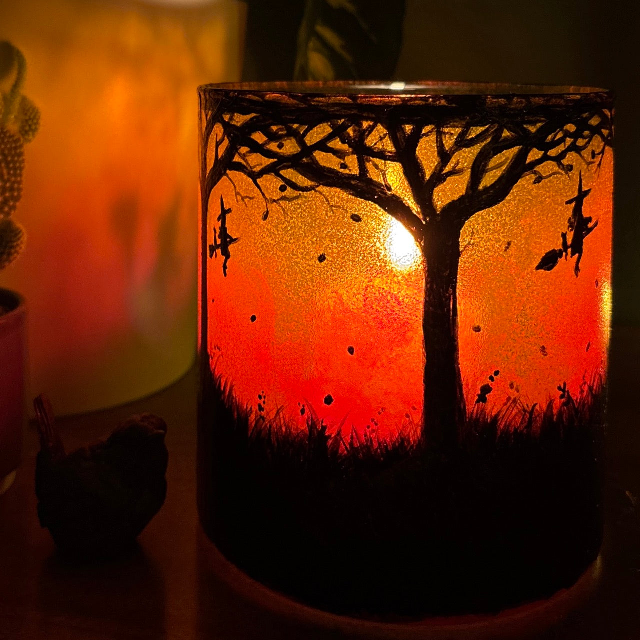 The Witching Hour~ One of a kind candleholder
