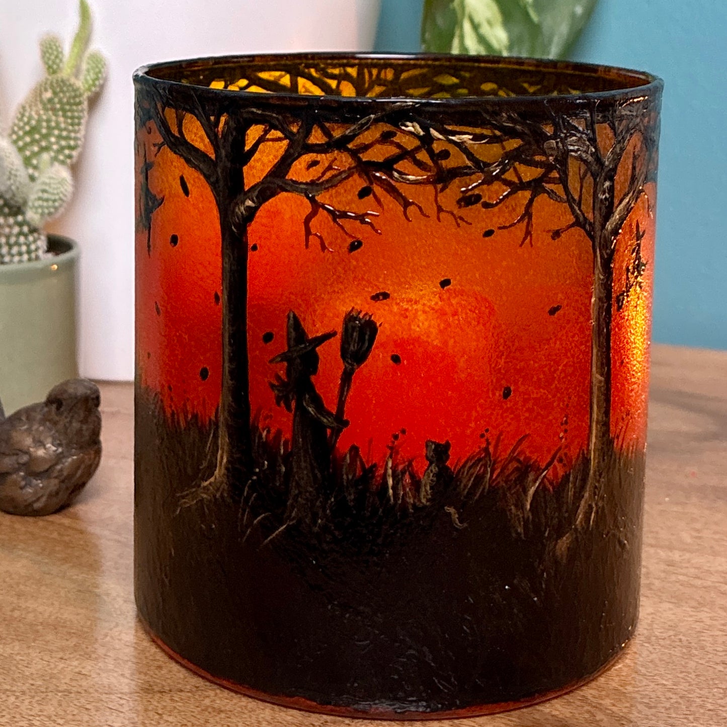 The Witching Hour~ One of a kind candleholder
