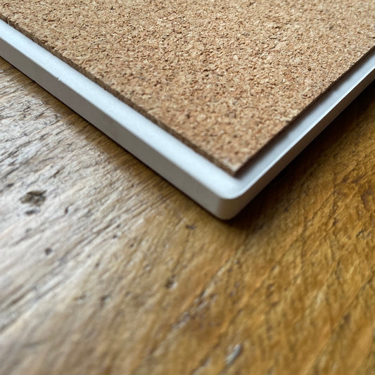 Badger in autumn~ Ceramic coaster & Easel