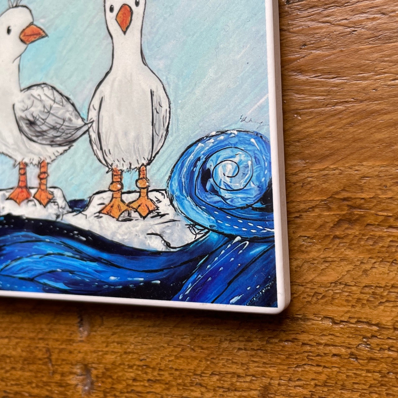 Seagulls~ Ceramic coaster