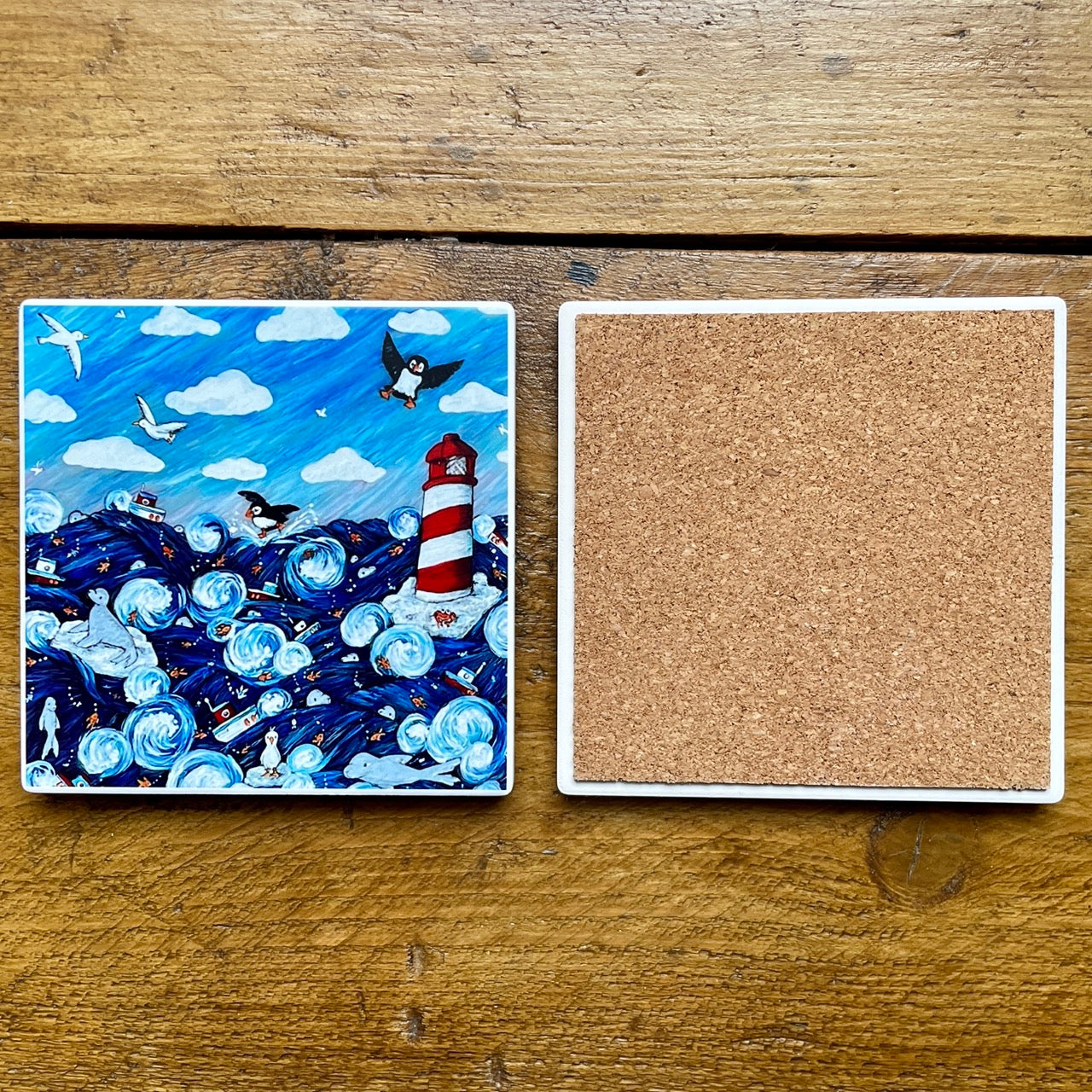Sealife~ Ceramic coaster