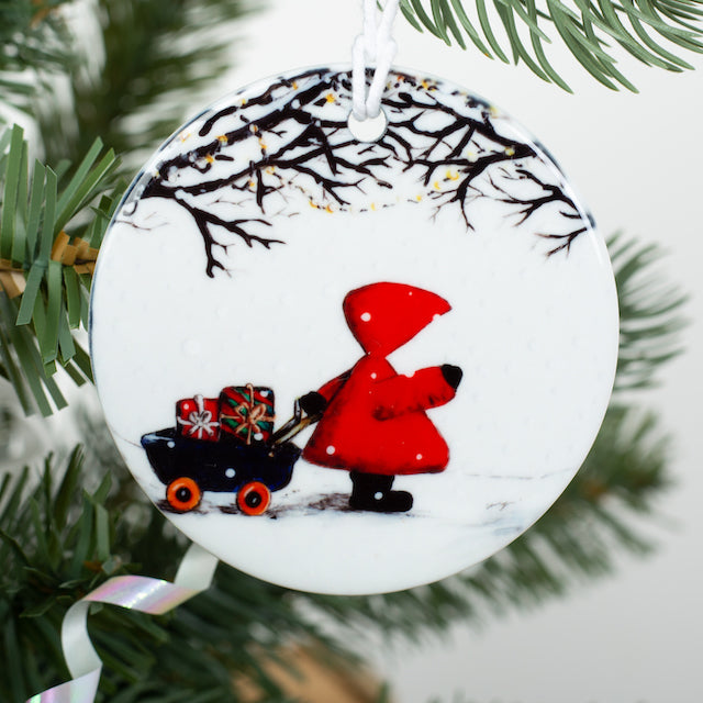 Little wagon~ Ceramic decoration