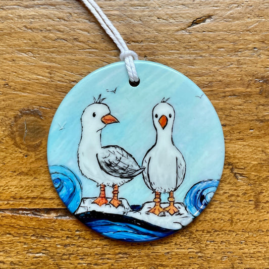 Seagulls~ Ceramic decoration
