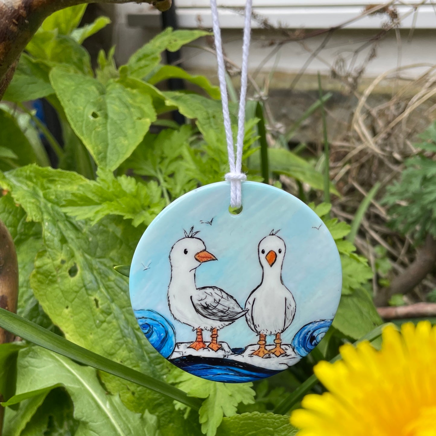 Seagulls~ Ceramic decoration