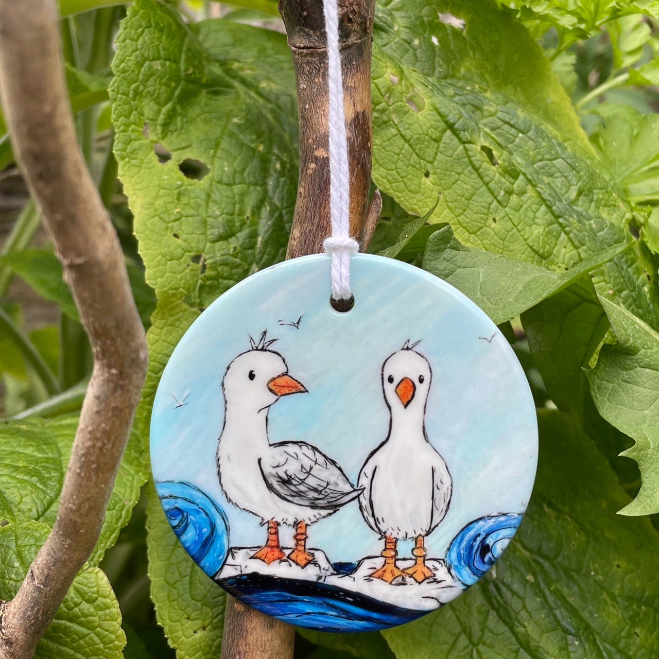 Seagulls~ Ceramic decoration