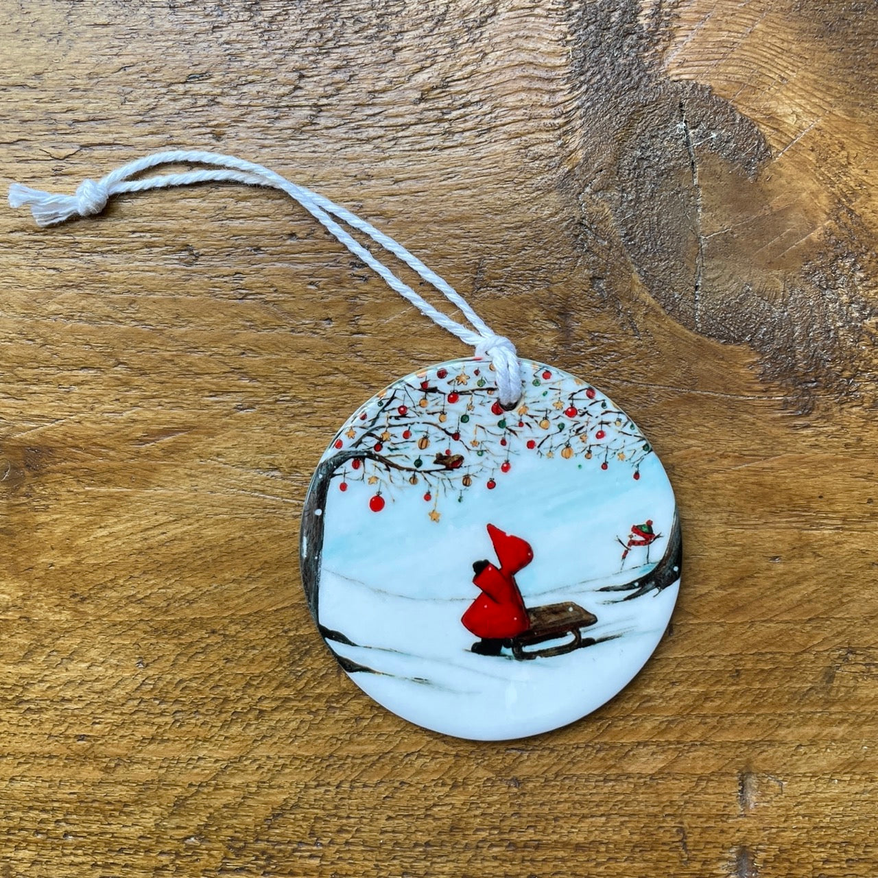 White Christmas~ Ceramic decoration