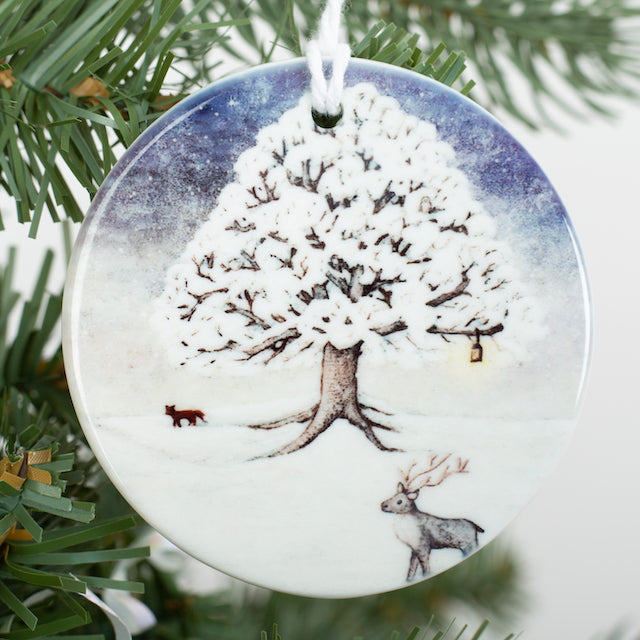 Winter wonderland~ Ceramic decoration