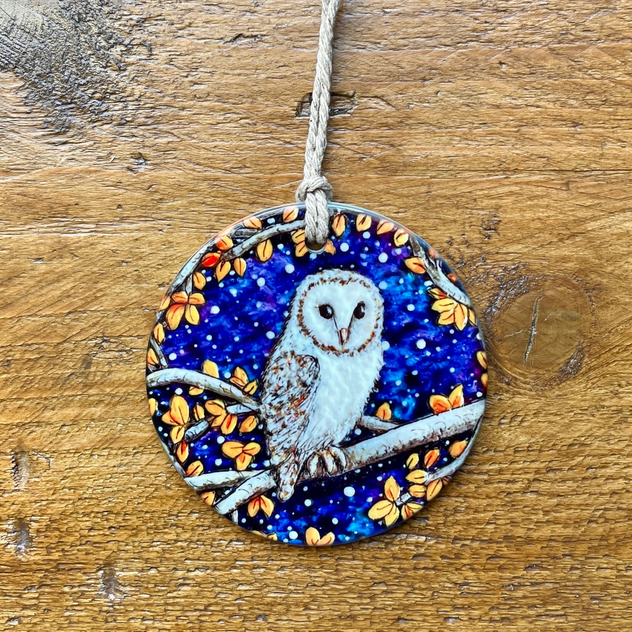 Barn Owl~ Ceramic decoration