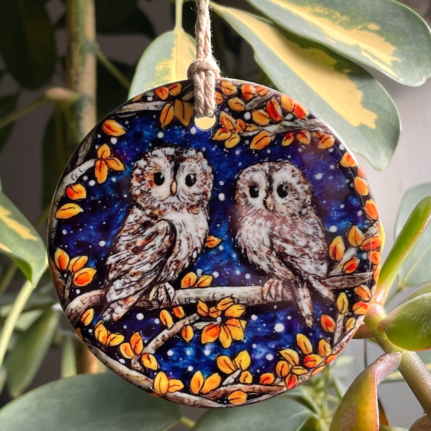 Owly You~ Ceramic decoration