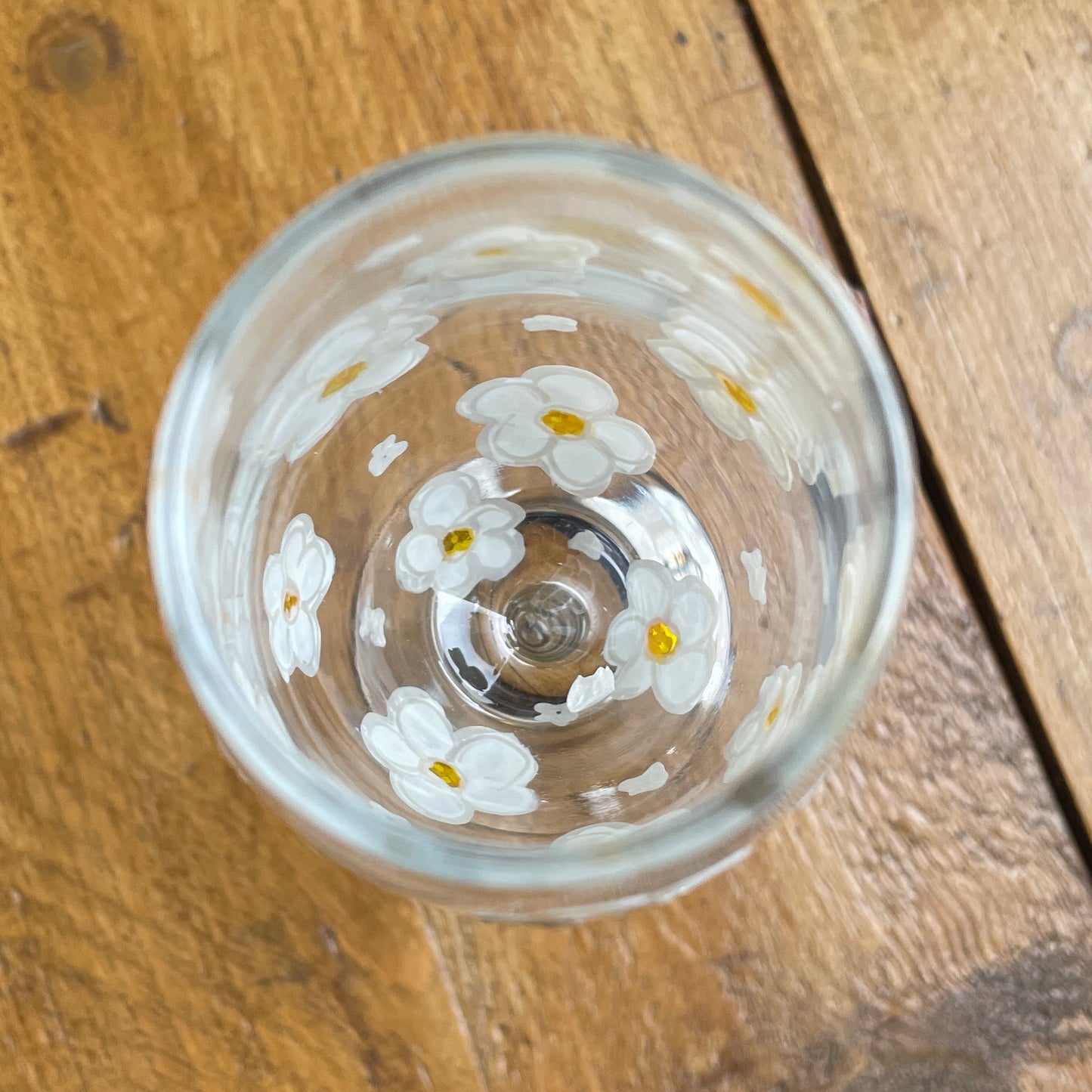 Daisy~ Champagne glass