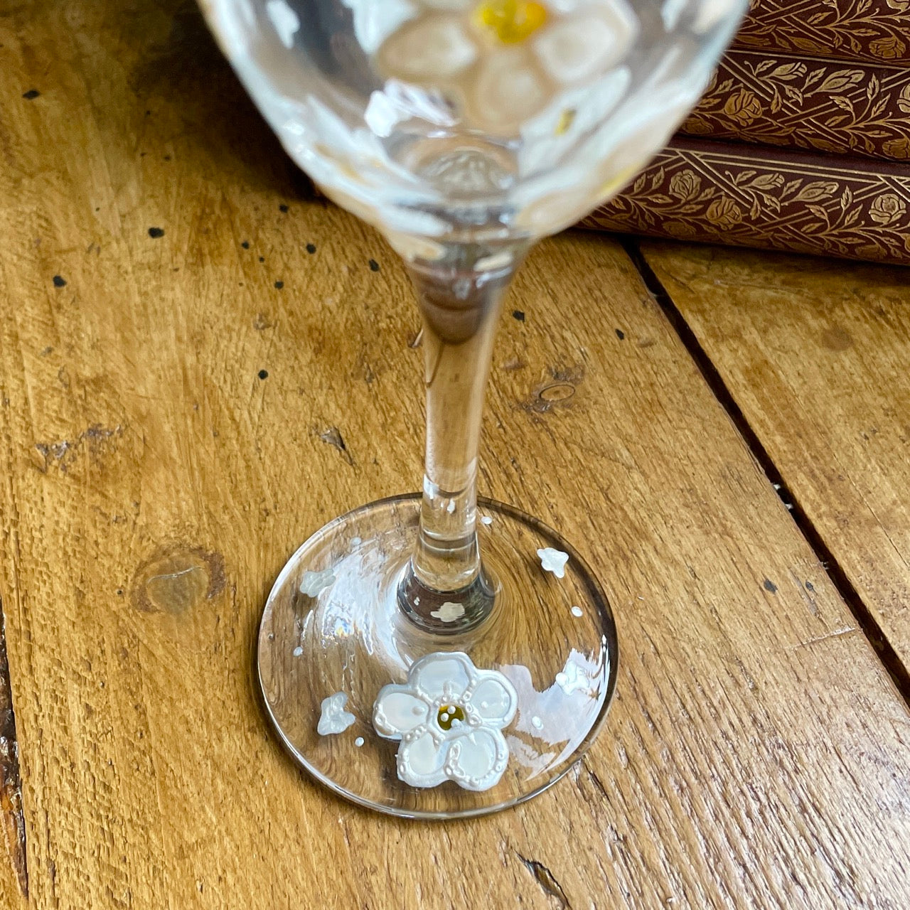 Daisy~ Champagne glass
