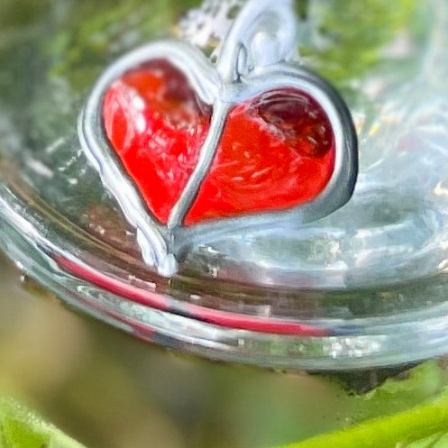 Red leaf~ Champagne glass