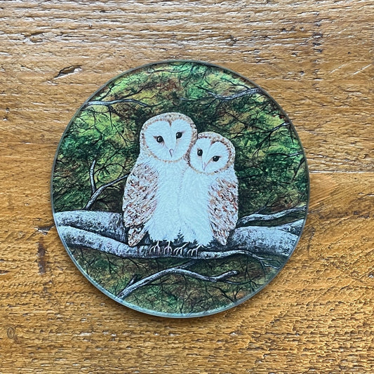 Barn to love you~ Glass coaster