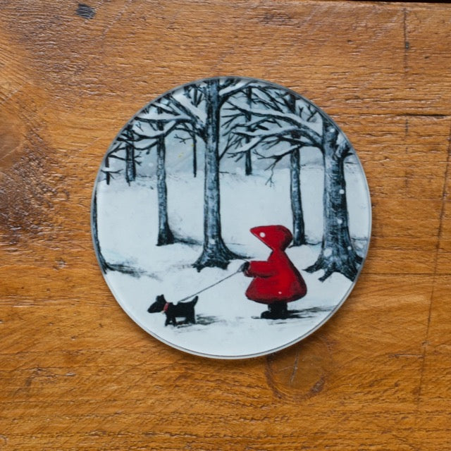 Best Friends~ Glass coaster