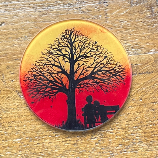 Falling~ Glass coaster