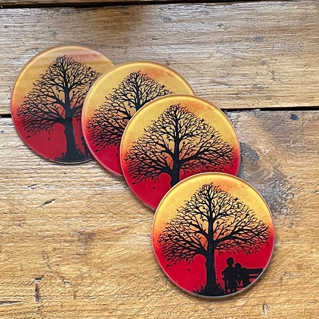 Falling~ Glass coaster