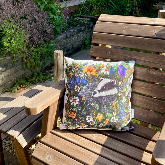 Badger in spring~ Cushions