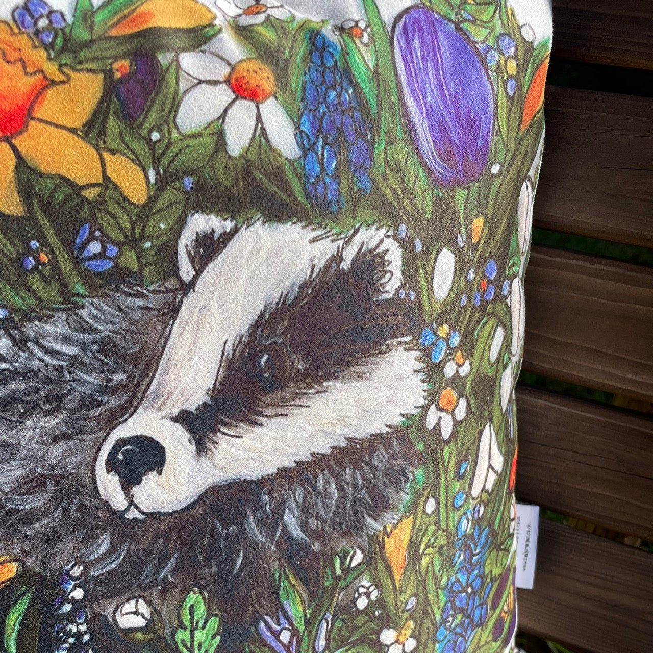 Badger in spring~ Cushions