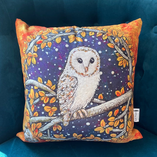 Barn Owl~ Cushion