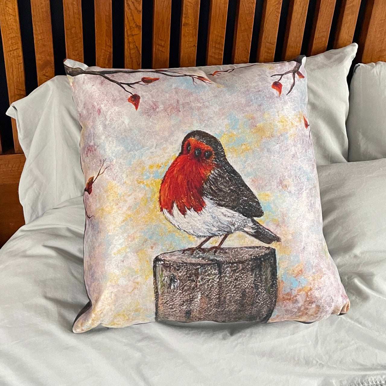 Robin Redbreast~ Cushion