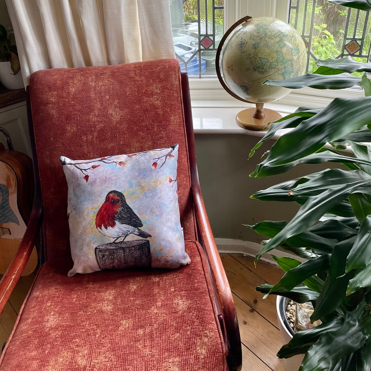 Robin Redbreast~ Cushion