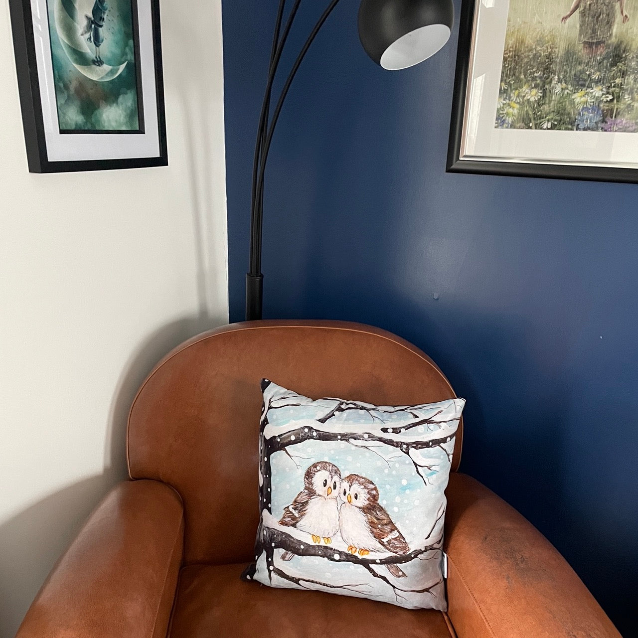 Snowy Owls~ Cushion