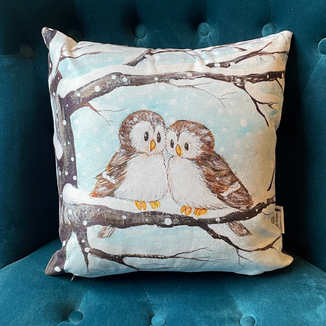 Snowy Owls~ Cushion