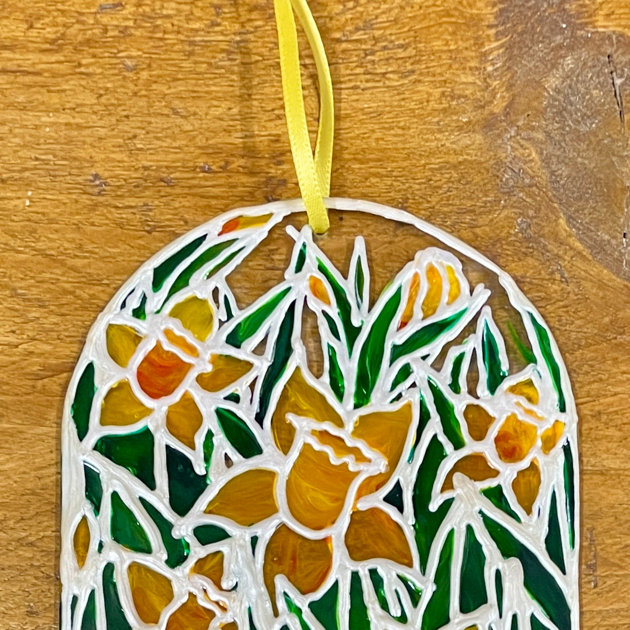 Daffodil field~ Window suncatcher