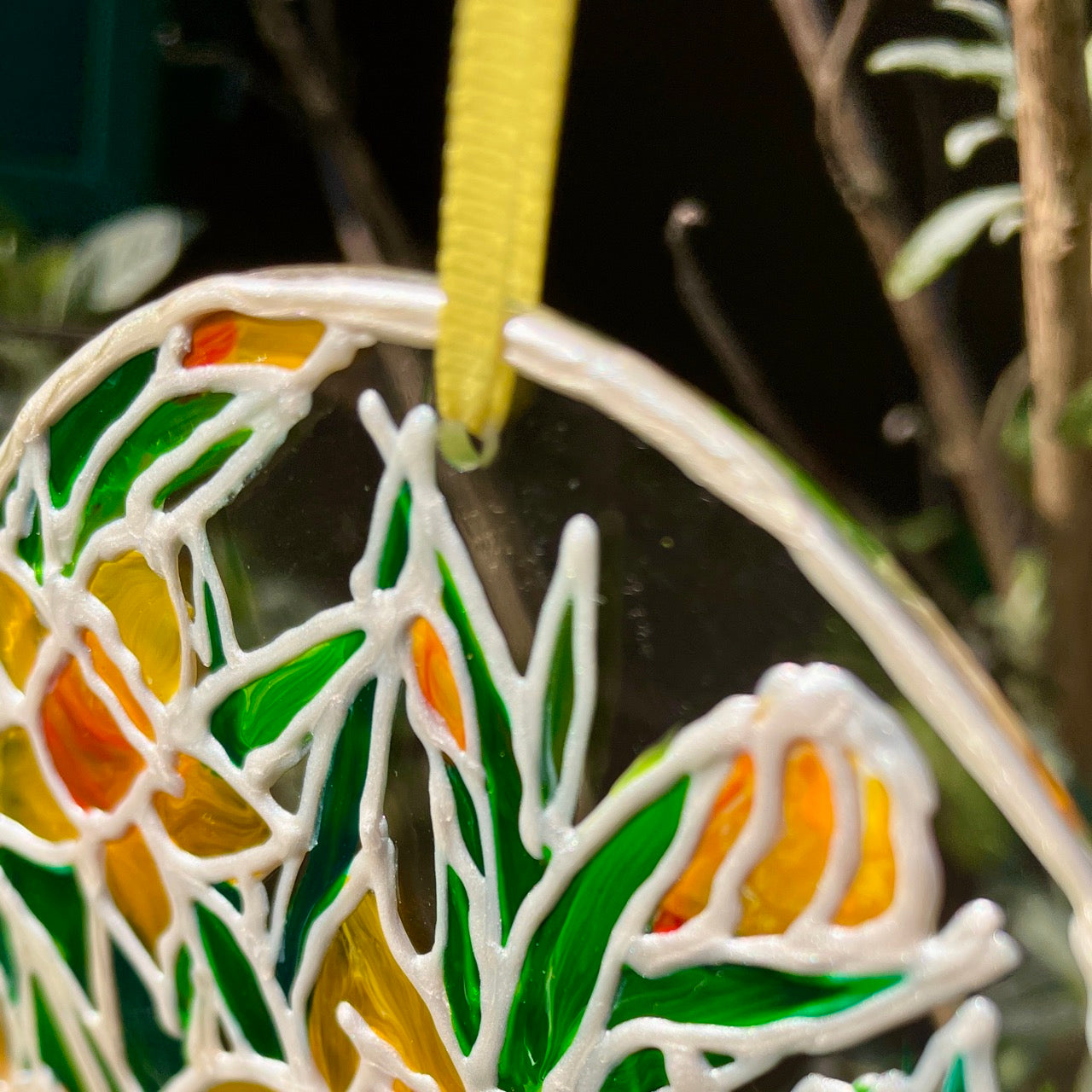 Daffodil field~ Window suncatcher