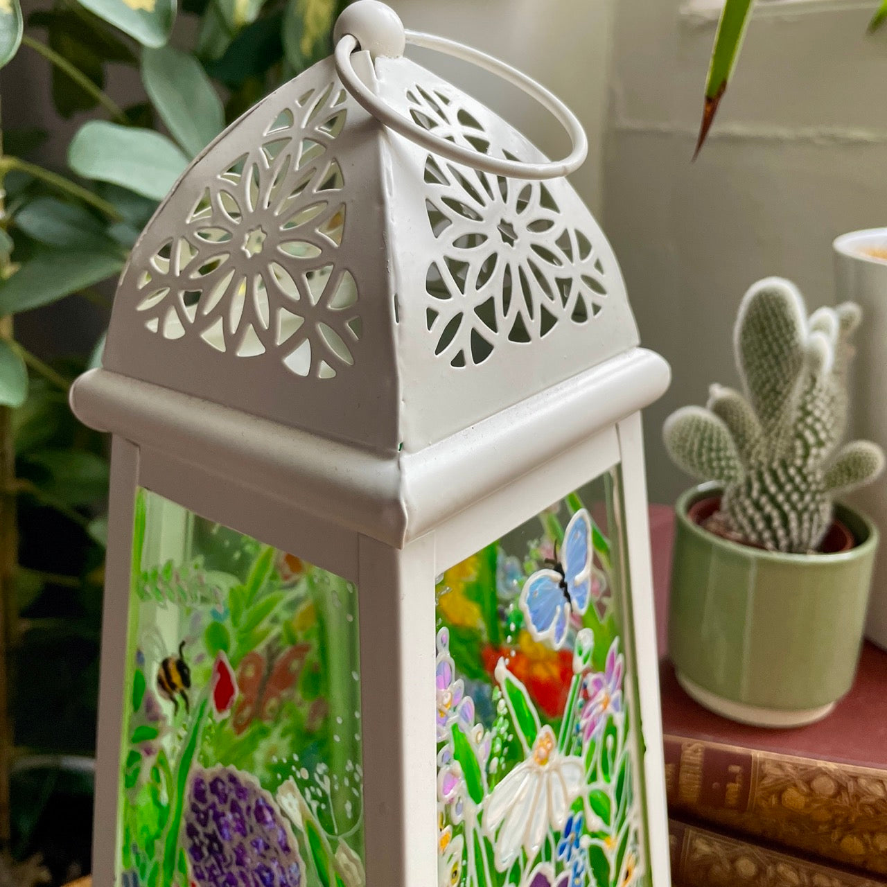 Flower garden~ One of a kind lantern