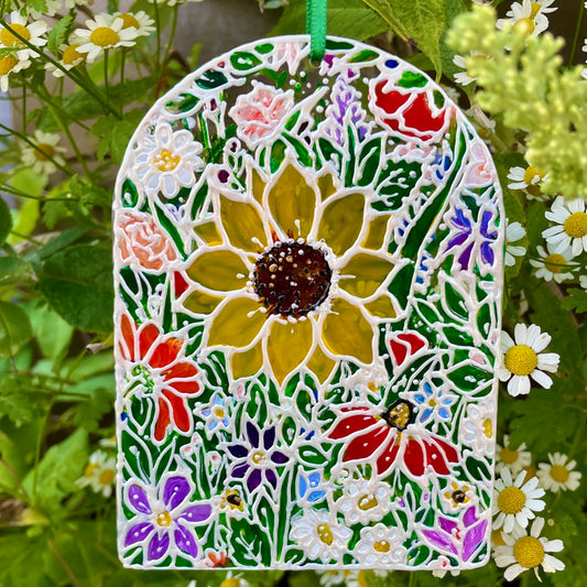 Flower power~ Window suncatcher