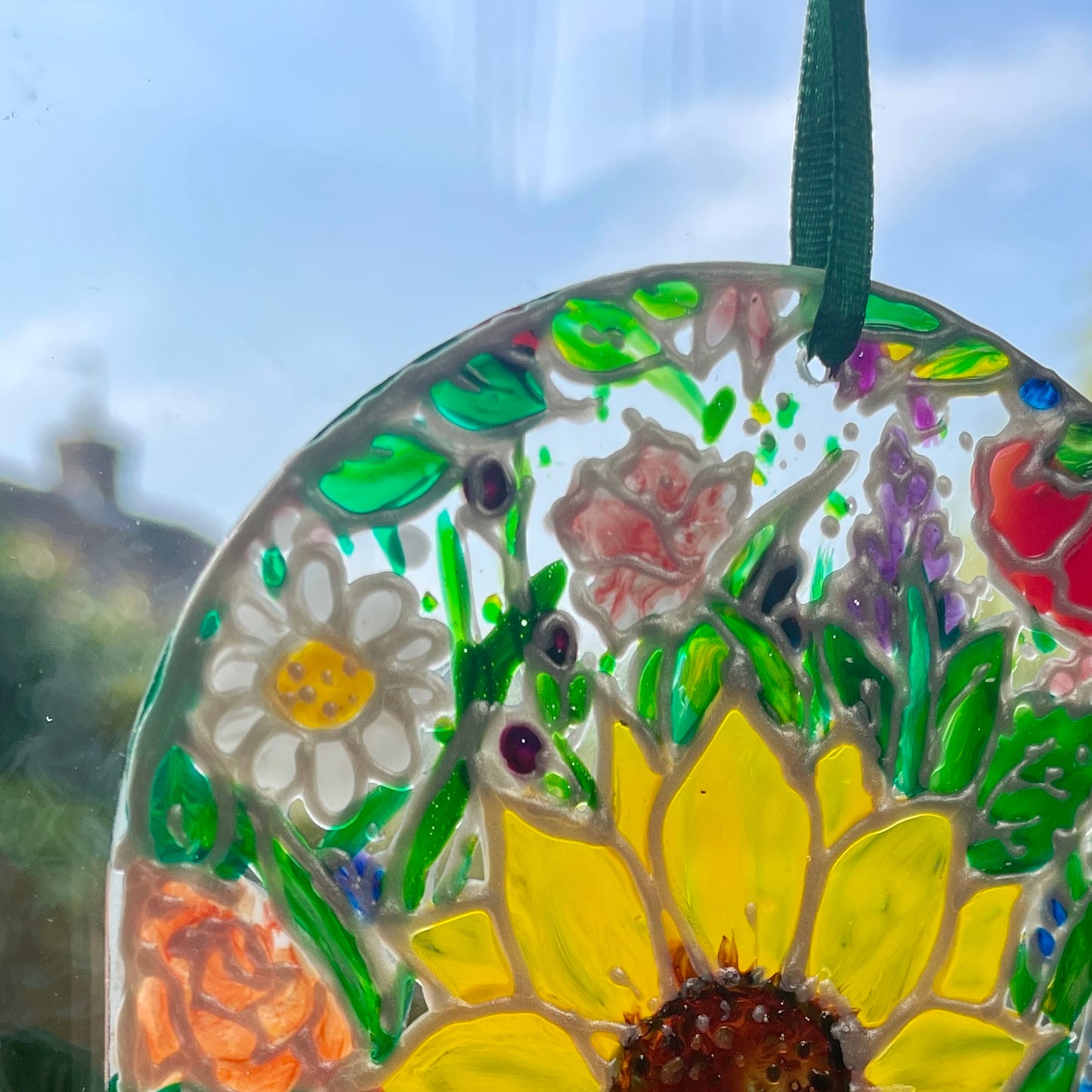 Flower power~ Window suncatcher
