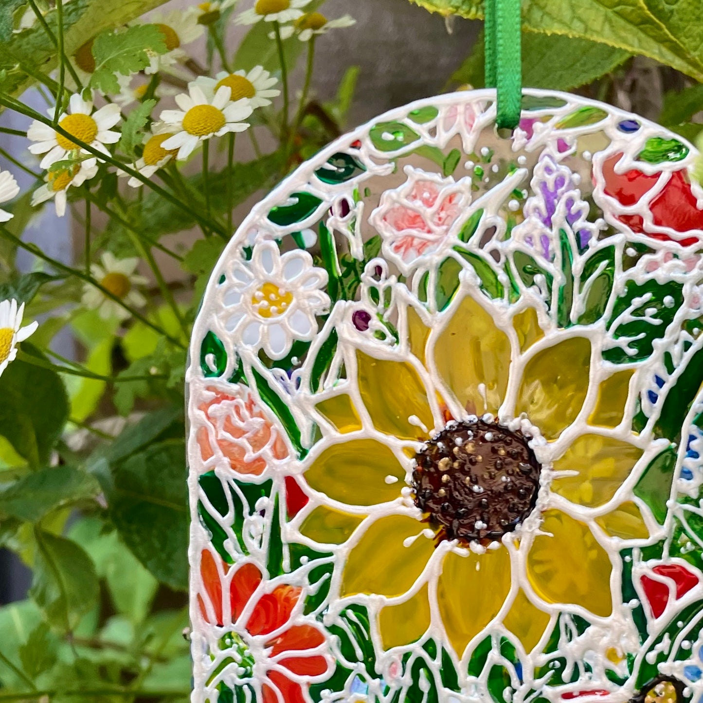 Flower power~ Window suncatcher