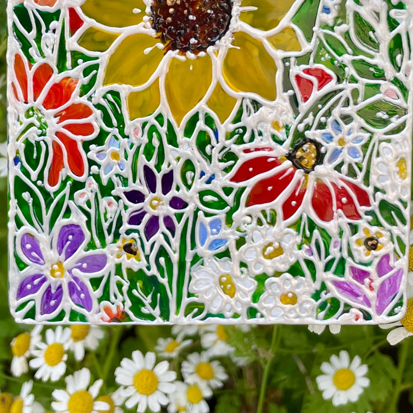 Flower power~ Window suncatcher