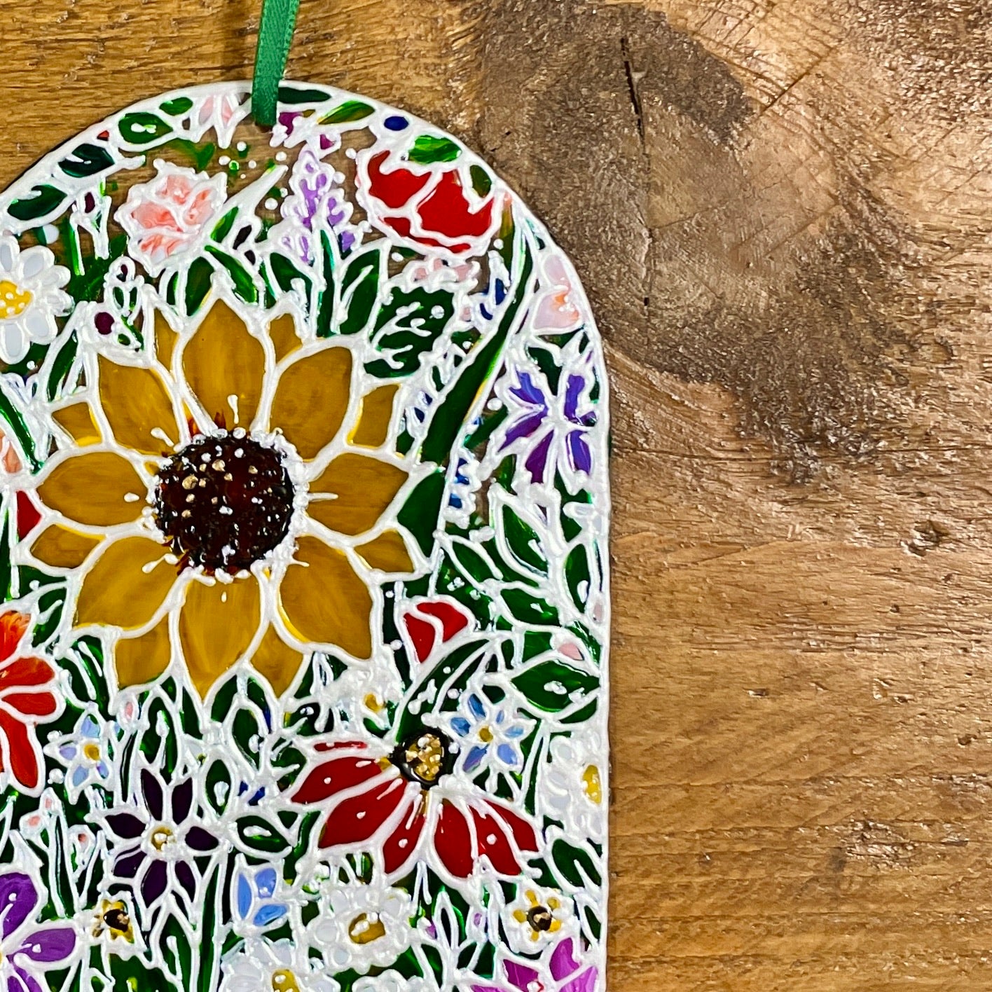 Flower power~ Window suncatcher