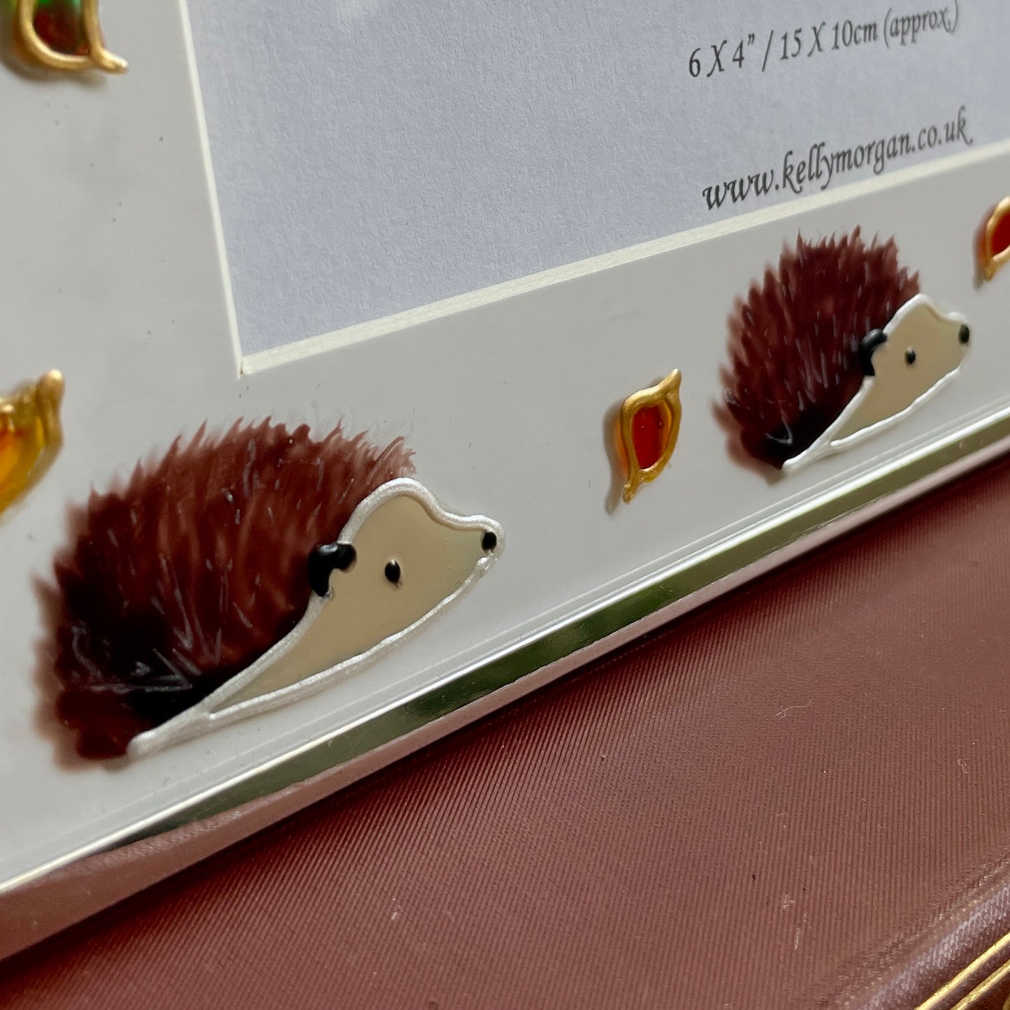 Hedgehog in autumn~ Landscape frame