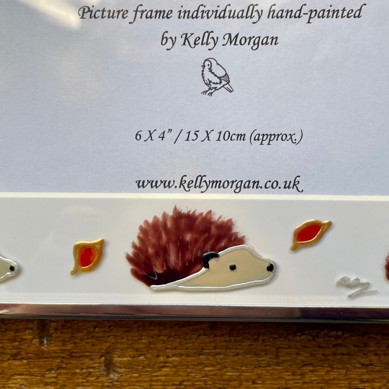 Hedgehog in autumn~ Landscape frame