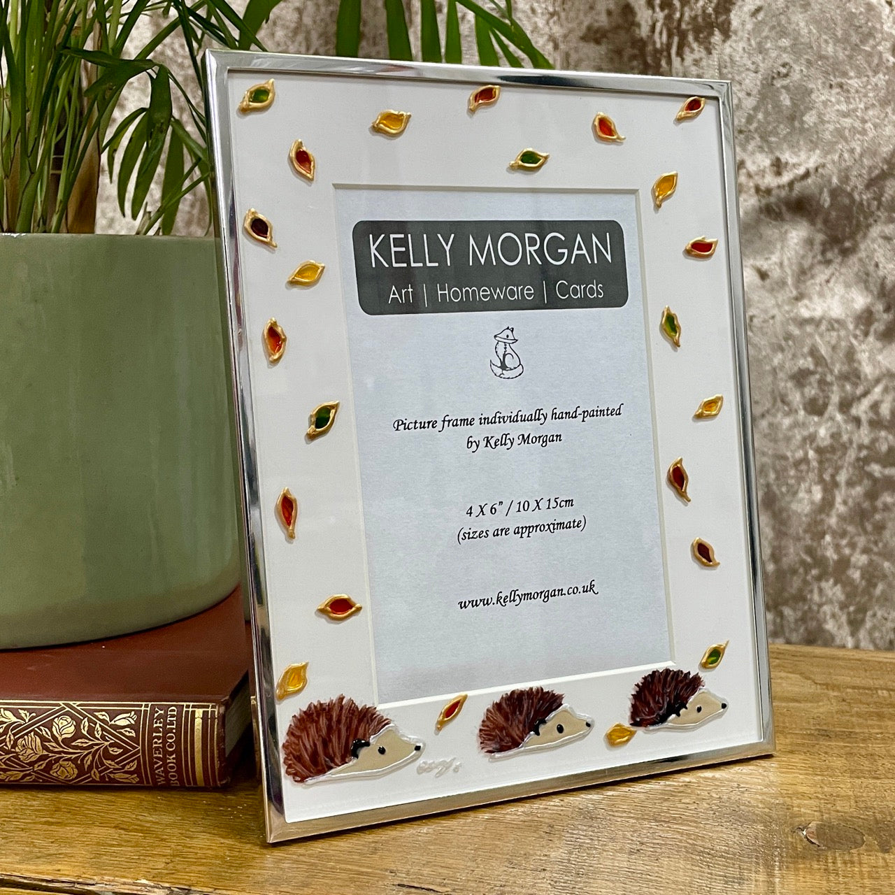 Hedgehog in autumn~ Portrait frame