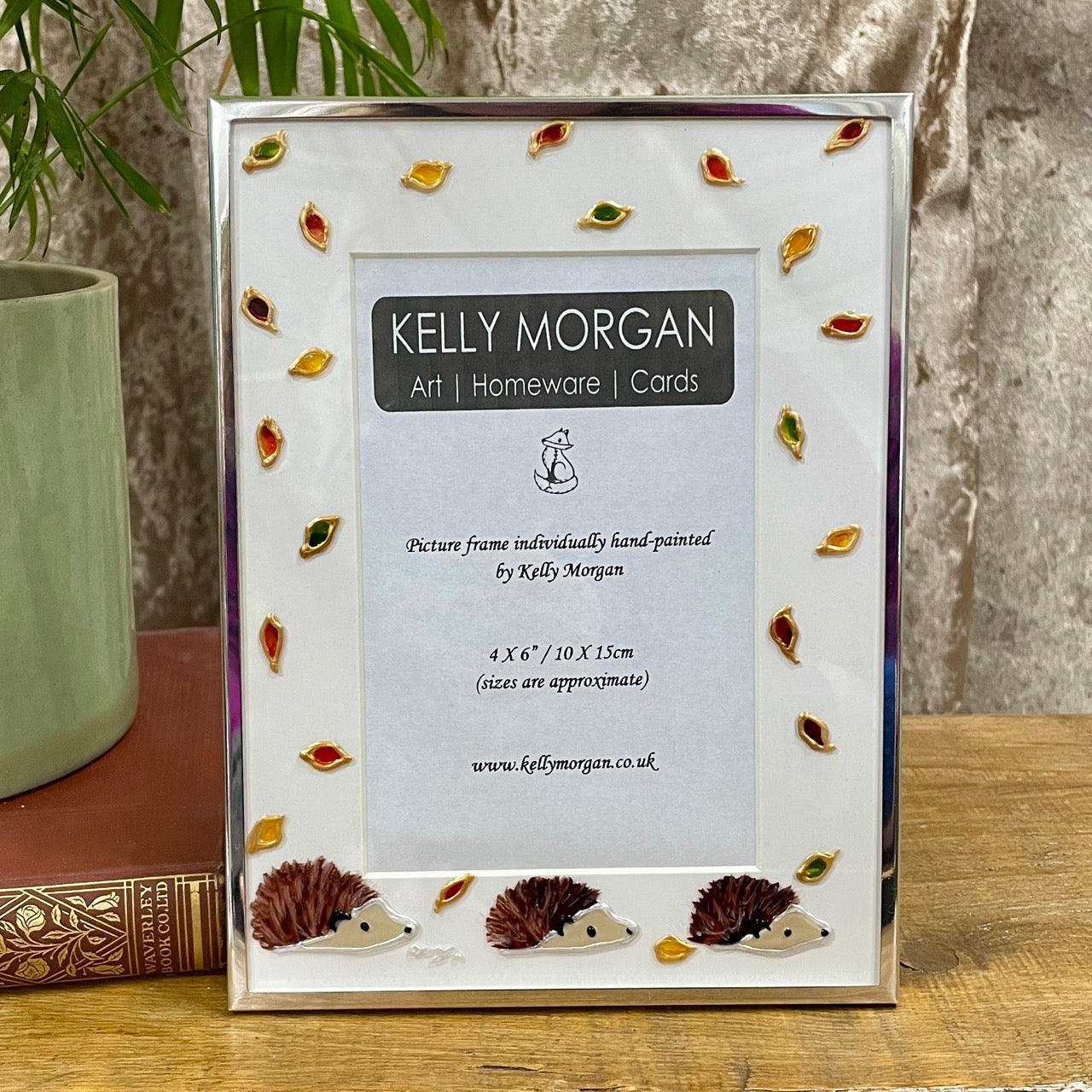 Hedgehog in autumn~ Portrait frame