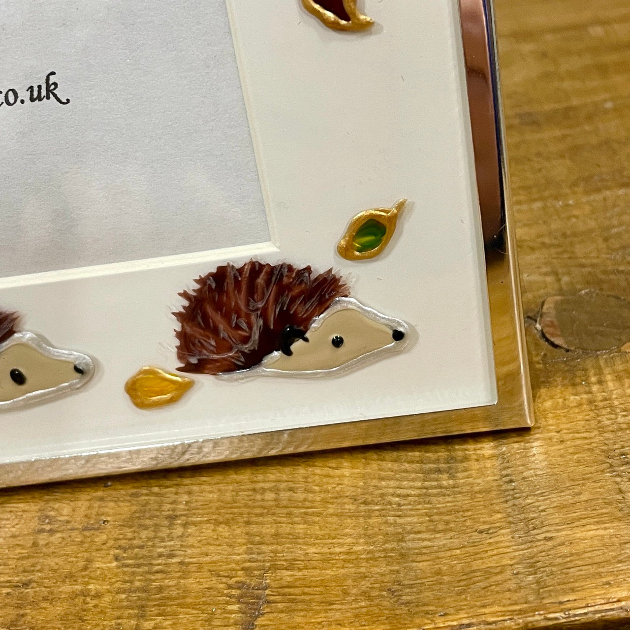 Hedgehog in autumn~ Portrait frame