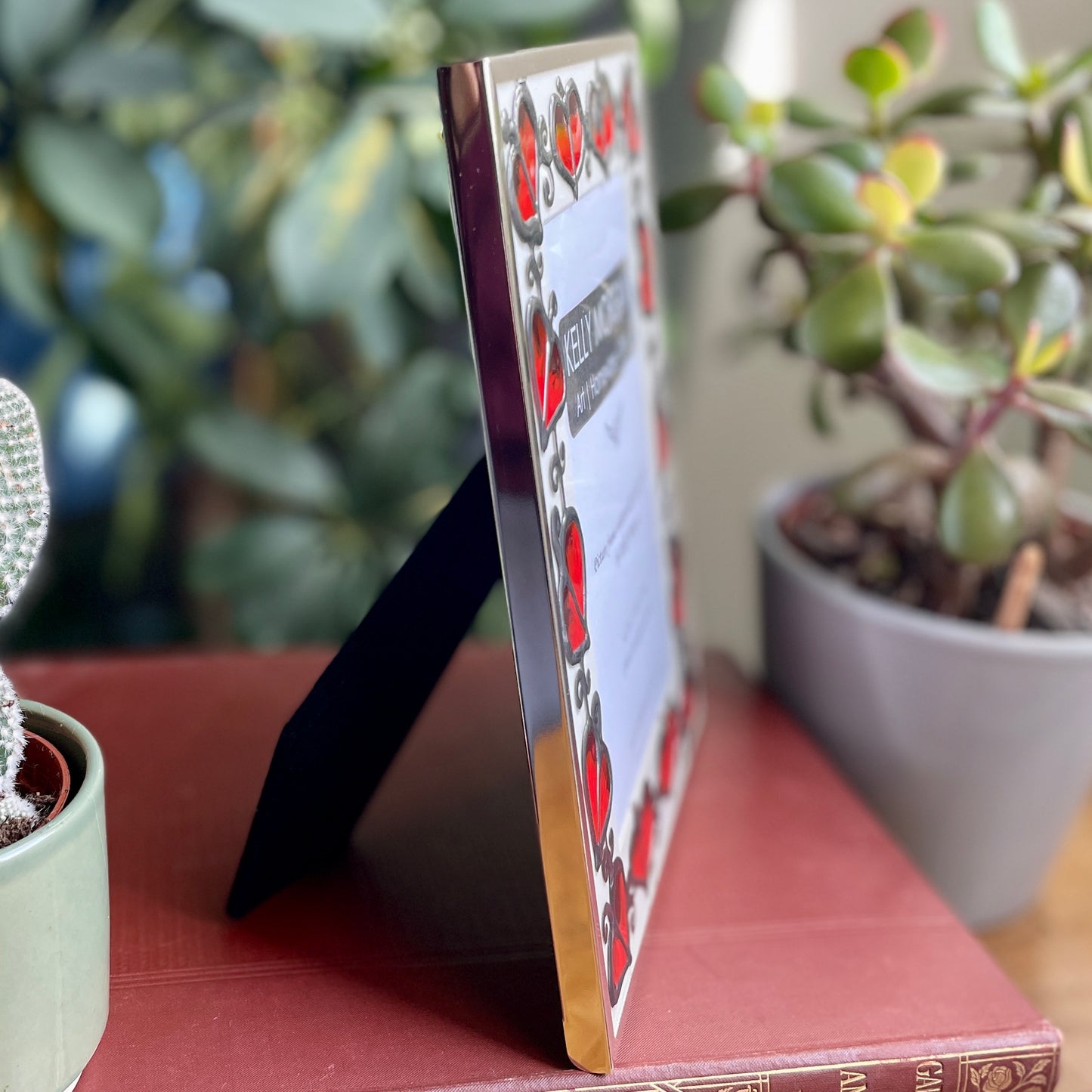 Red leaf~ Portrait frame