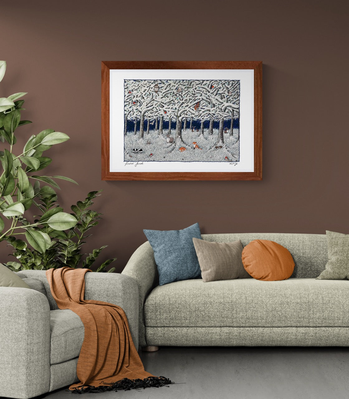 Art Print ~ Frosted Forest