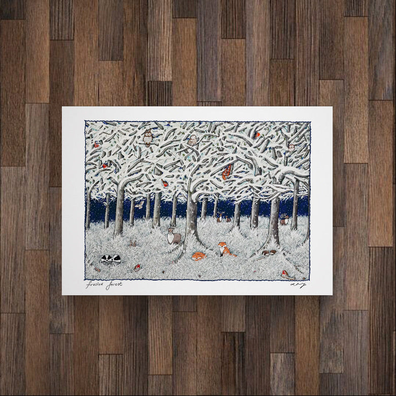 Art Print ~ Frosted Forest